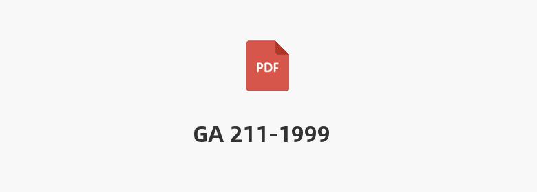 GA 211-1999